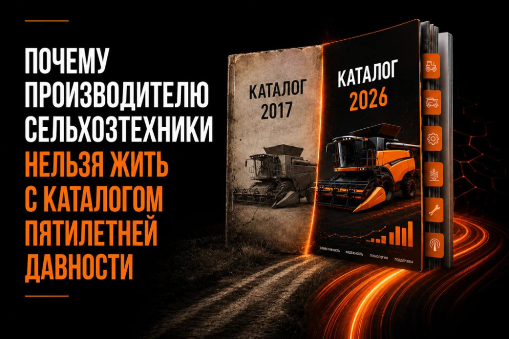 Почему производителю сельхозтехники нельзя жить с каталогом пятилетней давности 