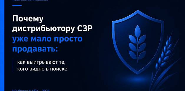 Репутационная инфраструктура в АПК: почему сильный продукт перестаёт продавать себя сам