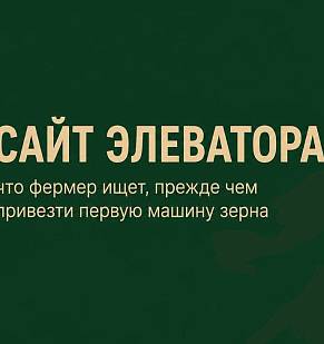 Сайт элеватора: что фермер ищет, прежде чем привезти первую машину зерна