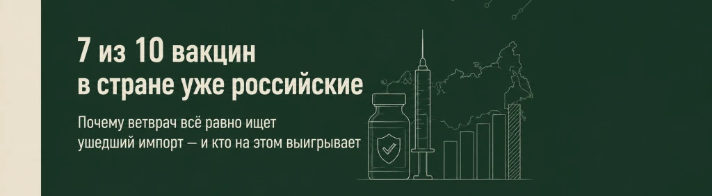 Семь из десяти вакцин в стране уже российские. Почему ветврач всё равно ищет ушедший импорт — и кто на этом выигрывает