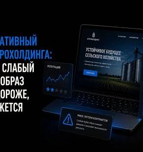 Корпоративный сайт агрохолдинга: почему слабый digital-образ стоит дороже, чем кажется